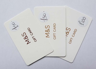Lot 50 - Marks & Spencer (x3) - Total face value £200