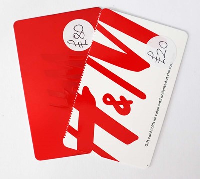 Lot 71 - H & M (x2) - Total face value £100