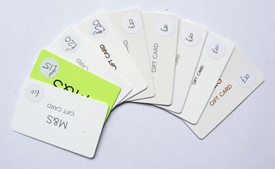 Lot 84 - Marks & Spencer (x9) - Total face value £175