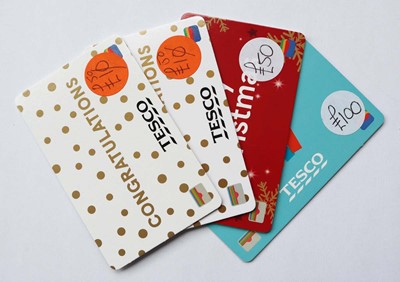 Lot 86 - Tesco (x4) - Total face value £250