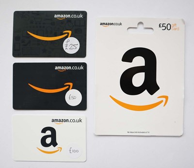 Lot 101 - Amazon (x4) - Total face value £225