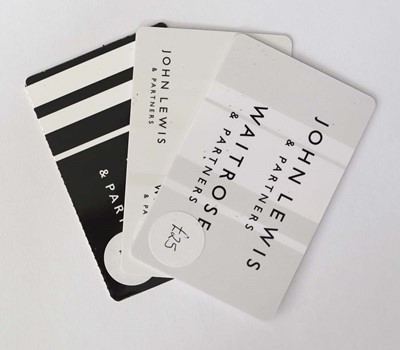 Lot 104 - John Lewis (x3) - Total face value £125