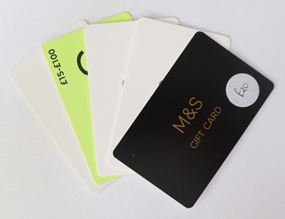 Lot 105 - Marks & Spencer (x5) - Total face value £215