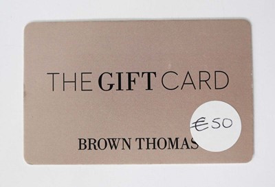 Lot 127 - Brown Thomas (x1) - Total face value €50 EUR