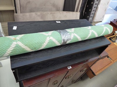Lot 5356 - 2 tier black ash stand