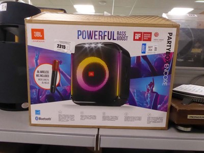 Lot 2315 - JBL Harman PartyBox Encore Bluetooth speaker,...