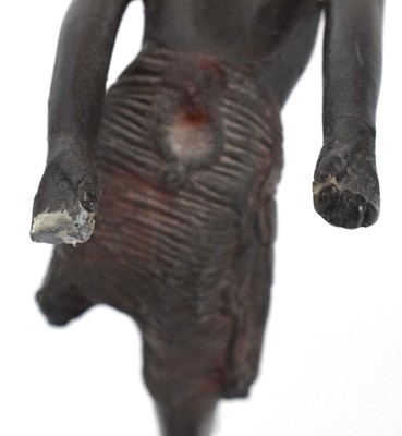 Lot 98 - A 20th century cold-painted bronze figure...
