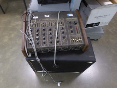 Lot 2341 - Traynor 6400 series II mixer/amplifier along...