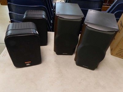 Lot 2344 - Pair of Kenwood LS SA7 speakers together with...