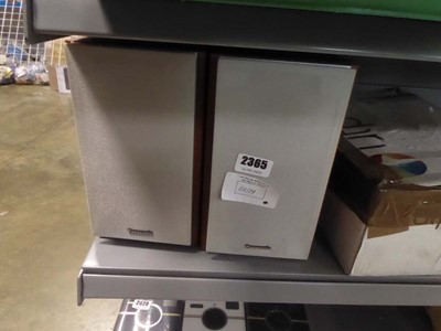 Lot 2365 - 2 Panasonic SBPM53 speakers