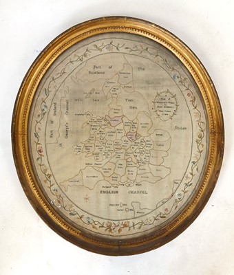 Lot 114 - Mary Molbourgh, Box School, 1790, Needlework...