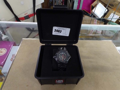 Lot 2462 - Luminox F22 Raptor titanium sub-dial...