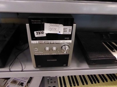 Lot 2372 - Panasonic SAPM53 CD stereo system with 5 CD...
