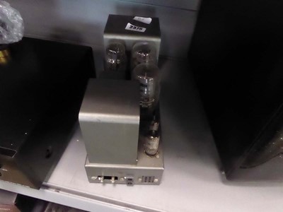 Lot 2375 - Quad 2 valve amplifier