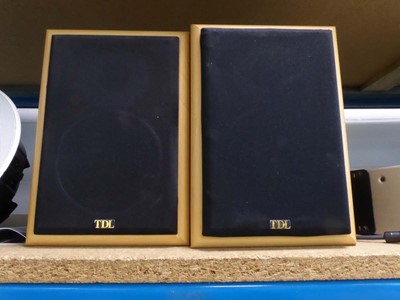 Lot 2551 - Pair TDL Nucleus 2 100W speakers