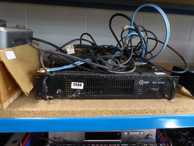 Lot 2560 - C-Audio RA 3000 professional power amplifier...