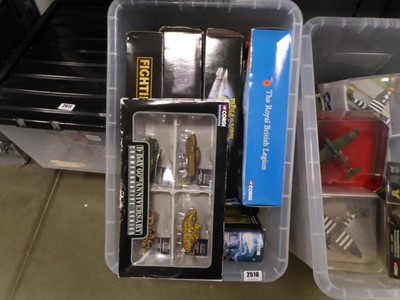 Lot 2510 - Selection of various Corgi diecast tank sets...