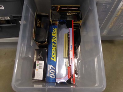 Lot 2511 - Box containing various James Bond 007 diecast...