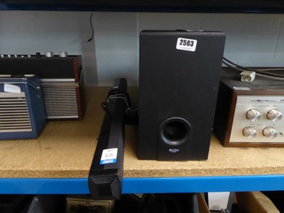 Lot 2563 - Bush soundbar Q5S and subwoofer Q5S
