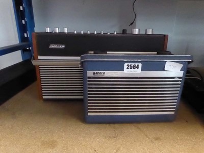 Lot 2564 - 2 Hacker portable radios