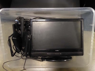 Lot 2377 - Alba 16" LCD TV together with a Toshiba DVD...