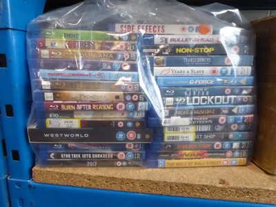 Lot 2540 - Bag containing various blu ray discs including...