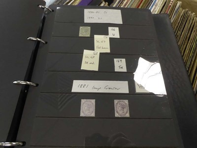Lot 2587 - Album of 19th and 20th century GB stamps...