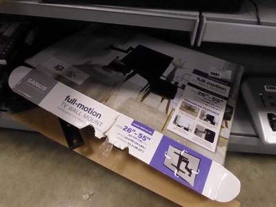 Lot 2381 - Sanus full motion TV wall mount for 26"-55" TV's