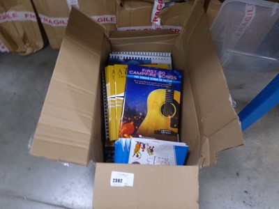 Lot 2392 - Box containing various music books