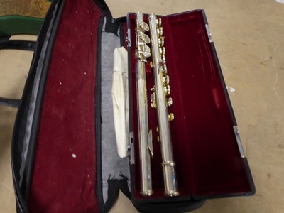 Lot 2397 - Flute in case