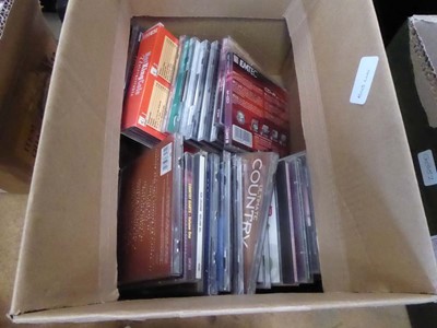 Lot 2596 - Box containing various CDs