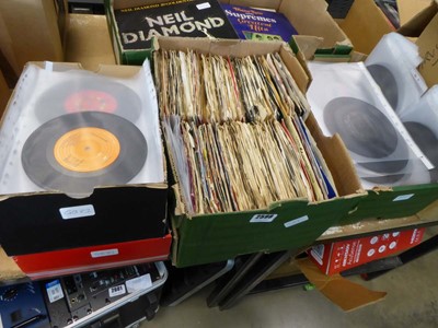 Lot 2598 - Box of vinyl albums and 4 boxes containing...