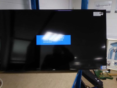 Lot 2433 - JVC 40" TV model no. LT40C590, no remote and...