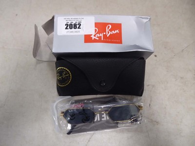 Lot 2082 - Ray-Ban RB3728 Yevi sunglasses with case and box