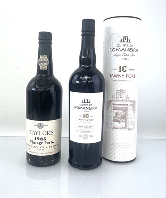 Lot 258 - 2 bottles, 1x Taylor Fladgate 1985 Vintage...