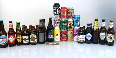 Lot 463 - 13 assorted cans of Craft Ales & 51 bottles...