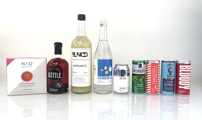 Lot 464 - 9 bottles, 1 pouch & 16 cans of premixed...