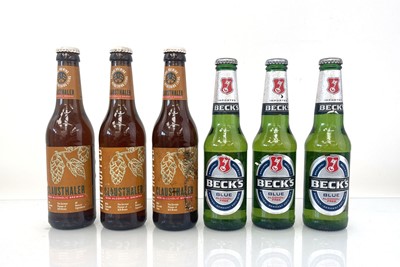 Lot 465 - 33 bottles Alcohol free beer, 22x Beck's Blue...