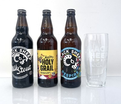 Lot 470 - 34 bottles of Black Sheep Ales plus Glass &...