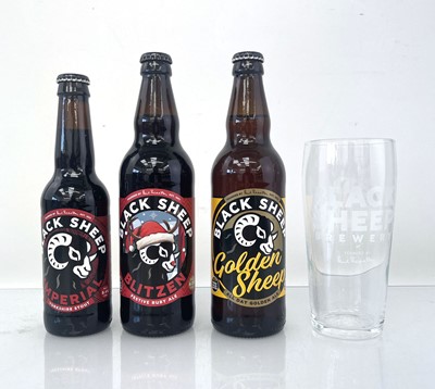 Lot 472 - 33 bottles Black Sheep Ales plus Glass, 18x...
