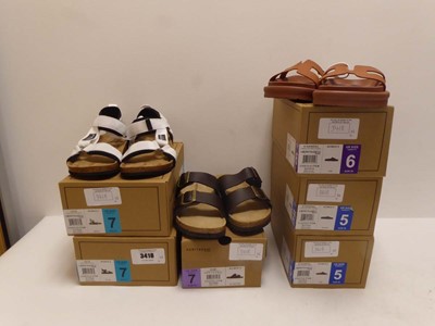Lot 3418 - x6 Pairs of Heritage63 Pajar sandals