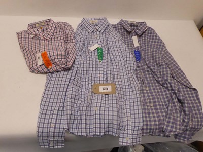Lot 3424 - x10 Tailor Vintage riverside check shirts
