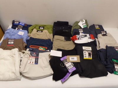 Lot 3432 - x20 mixed clothing items to include English...