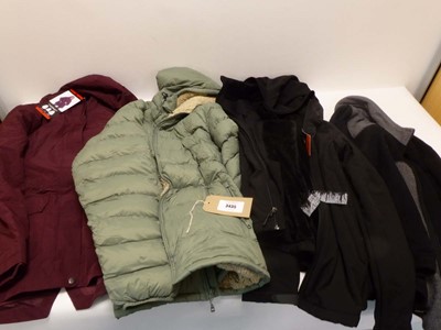 Lot 3435 - x4 mixed coats/jackets to include Weatherproof...
