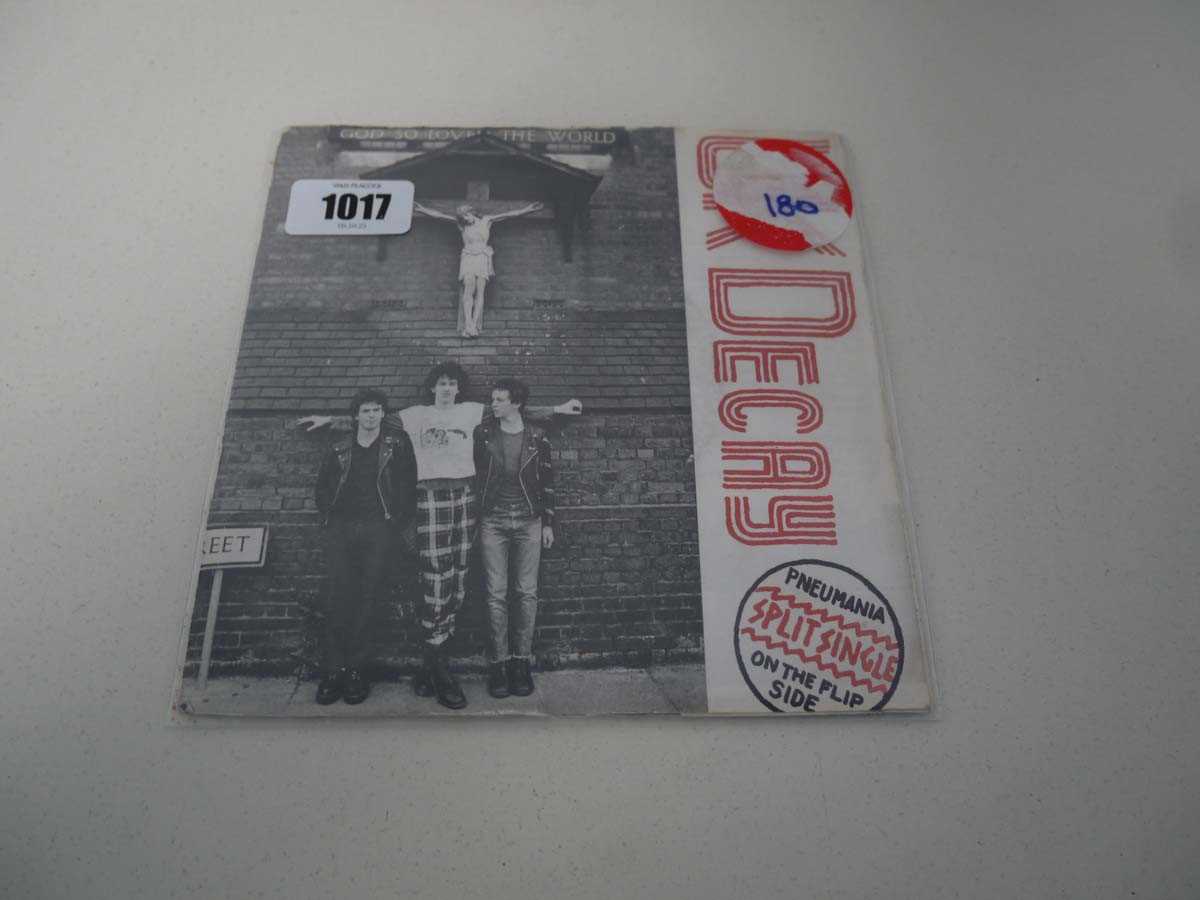 Lot Split 7" single U.K. Decay and Pneumonia