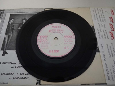 Lot Split 7" single U.K. Decay and Pneumonia