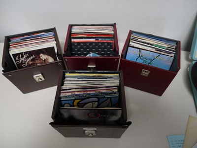 Lot 4 boxes containing 7" singles (mainly from...