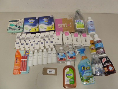 Lot 3501 - An assortment of cleaning supplies, Dettol,...