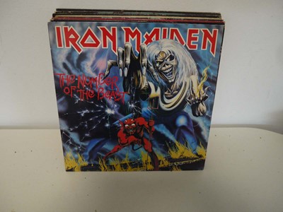 Lot Collection of vinyl albums incl. Iron Maiden,...