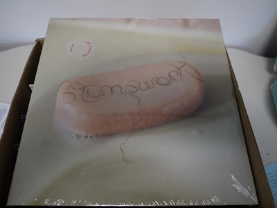 Lot Box of 50 vinyl LPs (mostly sealed) incl. Rod...